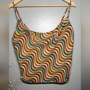 Vibrant Wave Pattern Camisole